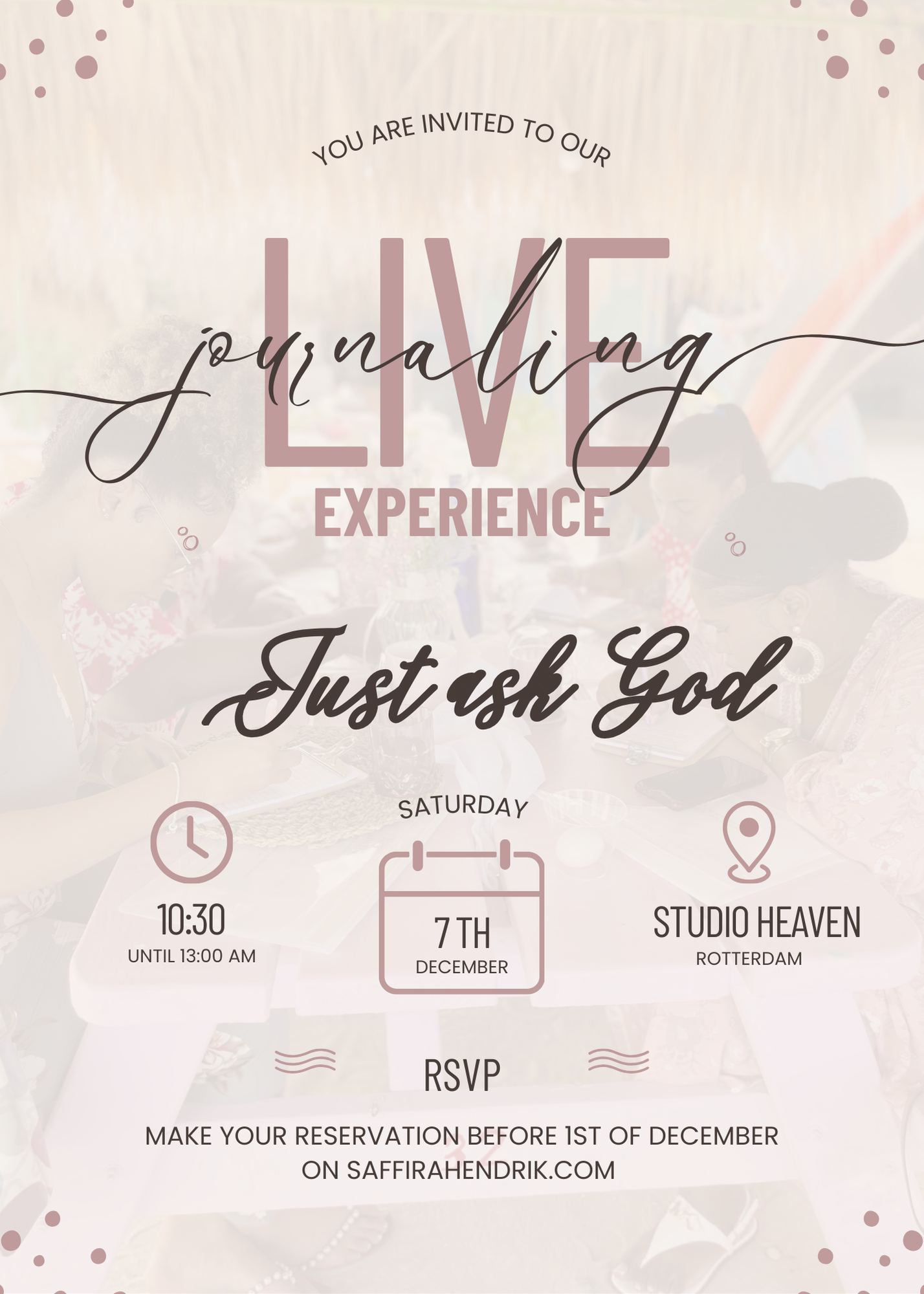 Just ask God - Live Journal Experience